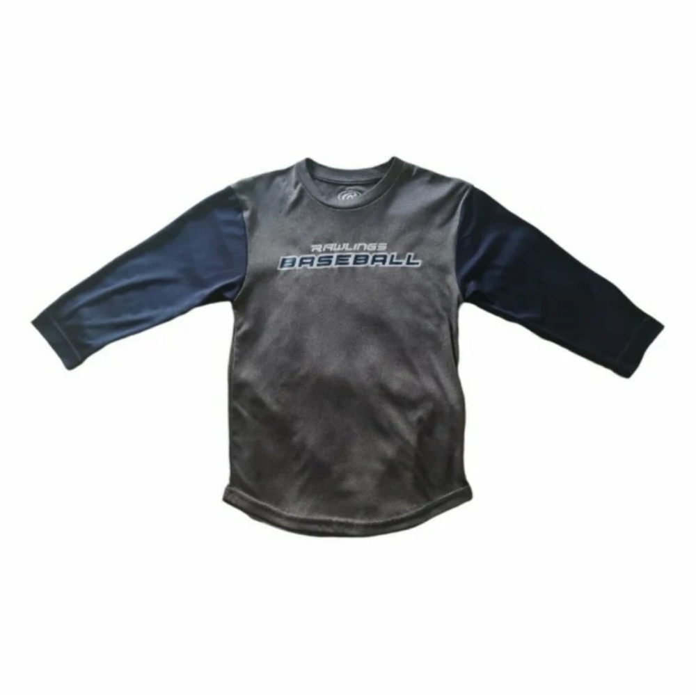 Rawlings Youth Baseball Performance 3/4 Sleeve T-Shirt.